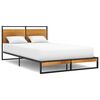 vidaXL Cadre de lit sans matelas m&eacute;tal 120x200 cm