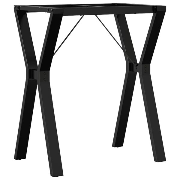 vidaXL Pieds de table à manger cadre en Y 60x40x73 cm acier
