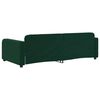 vidaXL Lit de repos sans matelas vert fonc&eacute; 100x200 cm velours
