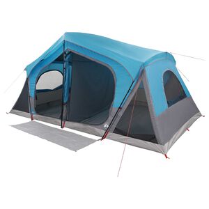 vidaXL Tente Cabane Bleu 480 x 273 x 205 cm Polyester et Acier