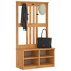 vidaXL Portemanteau SANDNES 87x40x159,5 cm bois massif pin