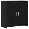 vidaXL Buffet Ch&ecirc;ne noir 72 x 36 x 80 cm Bois d'ing&eacute;nierie
