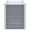 vidaXL Lit sur&eacute;lev&eacute; de jardin Acier galvanis&eacute; 160x40x45 cm Gris