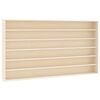 vidaXL Vitrine de collection en bois avec 6 &eacute;tag&egrave;res 80x8,5x55 cm