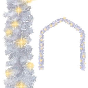vidaXL Guirlande de No&euml;l avec lumi&egrave;res LED 5 m Blanc