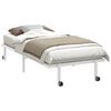 vidaXL Cadre de lit sans matelas pliable blanc 90x200 cm acier