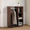 vidaXL Garde-robe Ch&ecirc;ne marron 80x40x110 cm Bois d'ing&eacute;nierie