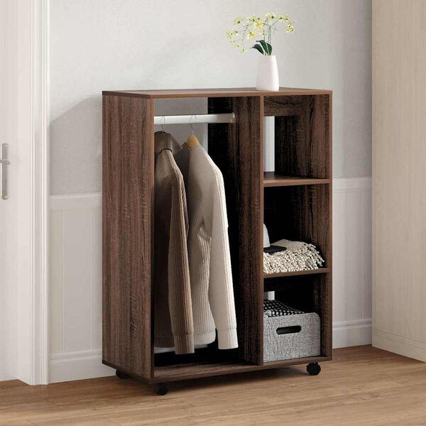 vidaXL Garde-robe Ch&ecirc;ne marron 80x40x110 cm Bois d'ing&eacute;nierie