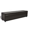 vidaXL Banc de rangement Marron 168x44x44 cm