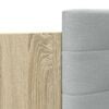 vidaXL Cadre de lit sans matelas ch&ecirc;ne sonoma 140x190 cm