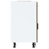 vidaXL Armoire de cuisine Porto ch&ecirc;ne marron bois d'ing&eacute;nierie