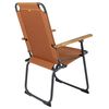 Bo-Camp Chaise de camping pliable Bushwick Argile