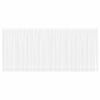 vidaXL Rideau en Dentelle Floral Blanc 140 x 600 cm Polyester