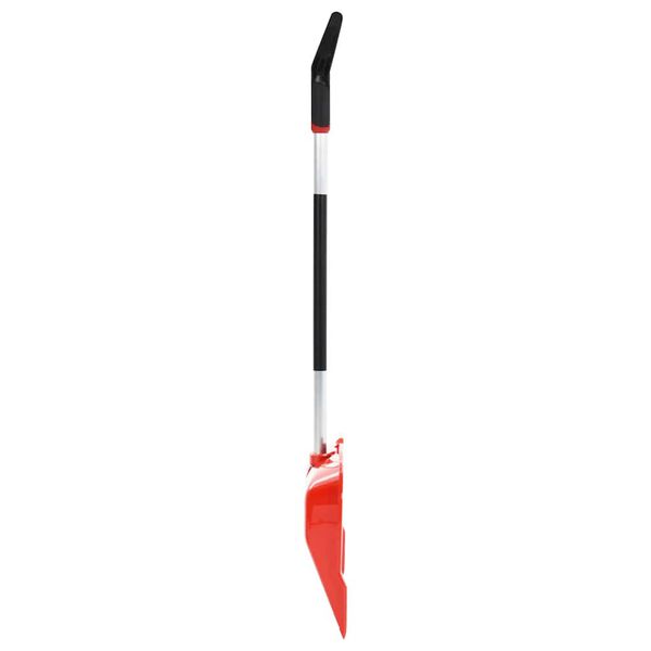vidaXL Pelle à neige Rouge 136 cm Aluminium