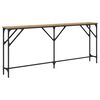 vidaXL Table console ch&ecirc;ne artisanal 180 x 23 x 75 cm