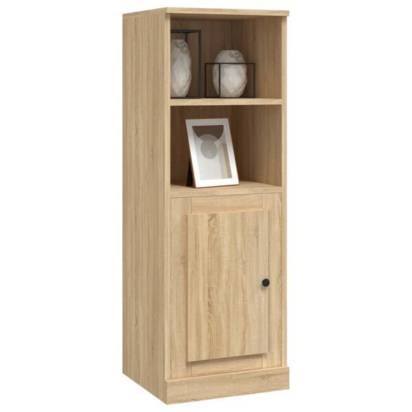 vidaXL Buffet haut ch&ecirc;ne sonoma 36x35,5x103,5 cm bois d'ing&eacute;nierie