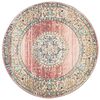 vidaXL Tapis ARBIZU int&eacute;rieur ext&eacute;rieur design vintage &Oslash; 200 cm