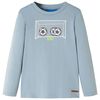 vidaXL T-shirt enfants &agrave; manches longues bleu clair 92