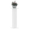 vidaXL Supports pour plantes 2 pcs blanc 30x30x95 cm bois d'ing&eacute;nierie