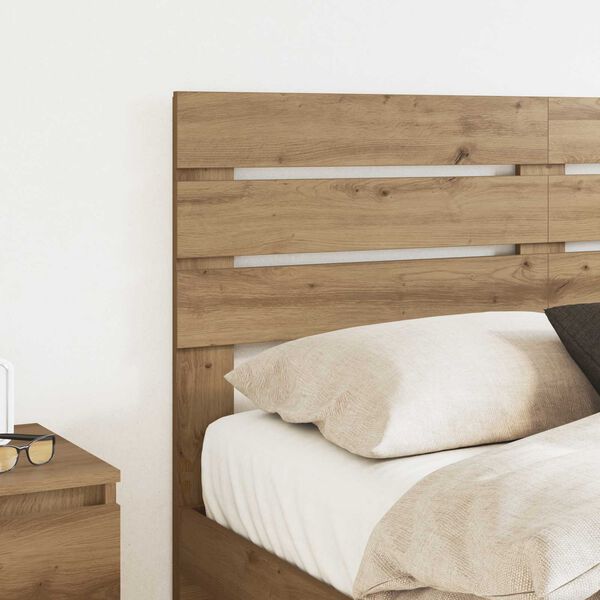 vidaXL T&ecirc;te de lit Ch&ecirc;ne artisanal 160 cm Bois d'ing&eacute;nierie