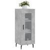 vidaXL Buffet Gris b&eacute;ton 34,5x34x90 cm Bois d'ing&eacute;nierie
