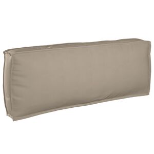 vidaXL Coussin Taupe 120 x 40 x 12 cm Tissu Oxford