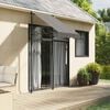 vidaXL Auvent r&eacute;tractable anthracite 100x150 m tissu et acier
