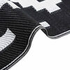 vidaXL Tapis d'ext&eacute;rieur ARAKIL Blanc et noir 120x180 cm PP
