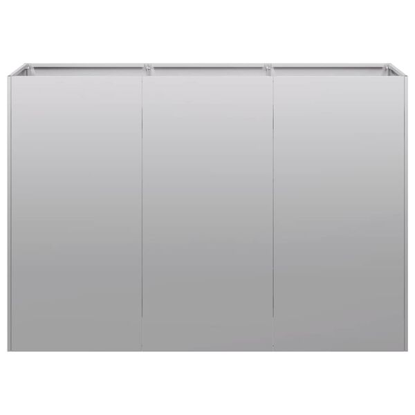 vidaXL Jardini&egrave;re 120x40x80 cm acier galvanis&eacute;