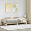 vidaXL Lit de jour et lit gigogne sans matelas 90x190 cm bois massif