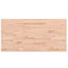 vidaXL Comptoir de salle de bain 100x50x4 cm bois massif de h&ecirc;tre