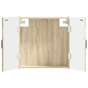 vidaXL Cabinet pour cible UTRECHT Ch&ecirc;ne Sonoma 52,5 x 10,5 x 53,5 cm
