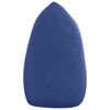 vidaXL Coussin de Dos Bleu police 140 x 24 x 50 cm Velours