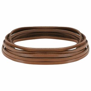vidaXL Sangle en Cuir Marron 200 x 0,3 cm Cuir