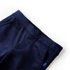 Pantalons pour enfants bleu marine fonc&eacute; 128