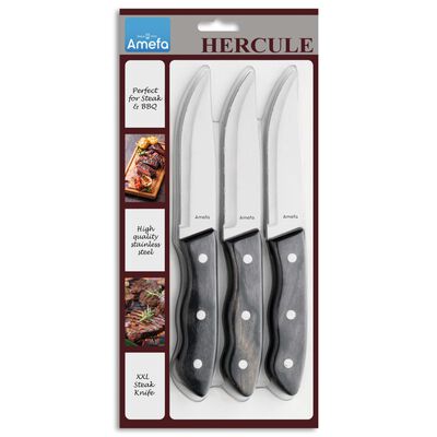 Amefa Couteaux à steak Hercule 3 pcs