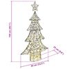 vidaXL Sapin de No&euml;l avec 160 LED Blanc chaud 150 cm Rotin