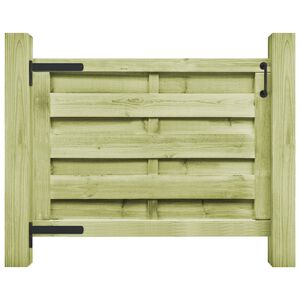 vidaXL Portillon Bois de pin impr&eacute;gn&eacute; 100x75 cm Vert