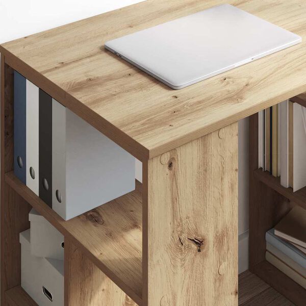 vidaXL Bureau Chêne artisanal 90 x 50 x 75 cm Bois d'ingénierie