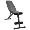 vidaXL Banc de musculation Noir 131 x 41 x 110 cm