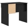 vidaXL Bureau Chêne noir 90 x 49.5 x 75 cm Bois d'ingénierie