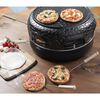 Bestron Appareil &agrave; pizza pour 6 personnes APD600Z 910 W Noir
