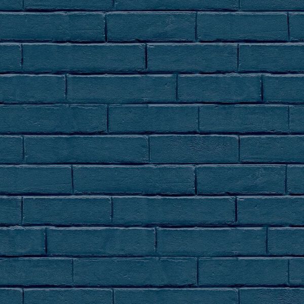 Noordwand Papier peint Good Vibes Brick Wall Bleu