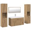 vidaXL Ensemble de meubles salle de bain 5 pcs bois d'ing&eacute;nierie