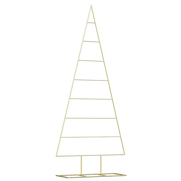 vidaXL Arbre de Noël en métal pour décoration noir 180 cm