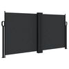 vidaXL Auvent lat&eacute;ral r&eacute;tractable noir 120x600 cm