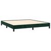 vidaXL Cadre de lit sans matelas vert fonc&eacute; 180x200 cm velours
