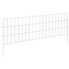 vidaXL Cl&ocirc;ture de jardin avec piquets 48 pc 95 x 30 cm Acier galvanis&eacute;