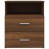 vidaXL Tables de chevet 2 pcs Chêne marron 50x32x60 cm
