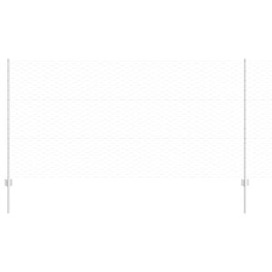 vidaXL Cl&ocirc;ture hexagonale avec poteau 10 x 1,2 m Acier galvanis&eacute;